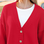 Zeagoo Women's Open Front Oversized Soft Knit Sweater Cardigan
