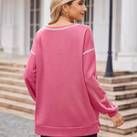 Zeagoo Women's Oversized Sweatshirts Hoodies Side Zipper Pullover