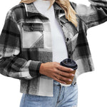 Zeagoo Women's Short Flannel Jacket (DE Only)