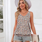 Zeagoo Womens Summer Tank Tops V Neck Sleeveless Tops