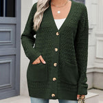Zeagoo Womens Long Sleeve Chunky Cable Knit Cardigans