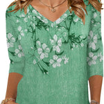 Zeagoo Womens 3/4 Length Sleeve Tunic Tops