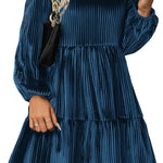 Zeagoo Women's Long Sleeve Elegant Velvet Dress (DE Only)