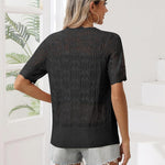 Zeagoo Women's Short Sleeve Cardigan V-Neck Button up Sweater