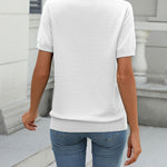 Zeagoo Womens Summer Short Sleeve Tops Pullover Sweaters