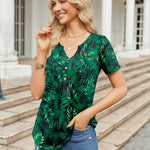 Zeagoo Womens Short Sleeve Tops V-Neck Tshirts