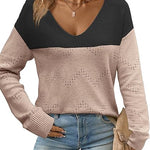 Zeagoo Womens Sweaters Long Sleeve Shirts Off Shoulder Crochet