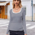 Zeagoo Women's Long Sleeve Scoop Neck Shirts