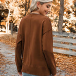 Zeagoo Women's Oversized Button Sweaters Open Front Cardigans