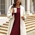 Zeagoo Women's Knitted Dress Long-Sleeve Elegant Dresses (DE Only)