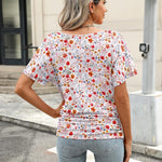 Zeagoo Women's Short Sleeve Shirts V Neck Blouse