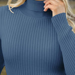 Zeagoo Women's Turtleneck Sweaters Fitted Long Sleeve Shirts