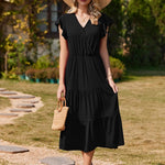 Zeagoo Women's Summer Maxi Dress Casual A Line Beach Dress (DE Only)
