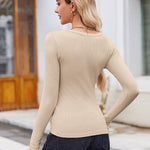 Zeagoo Women's Long Sleeve Scoop Neck Shirts