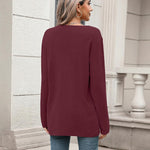 Zeagoo Women's V Neck Button Long Cardigan Sweater