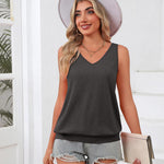 Zeagoo Womens Summer Tank Tops V Neck Sleeveless Tops
