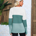 Zeagoo Women's Long Sleeve Sweater Casual Ribbed Knit Pullover