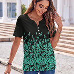 Zeagoo Womens Casual Short Sleeve V Neck Shirts
