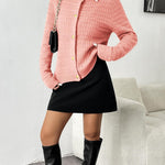 Zeagoo Women's Knit Cardigan Long Sleeve Open Front Cropped Jackets