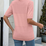 Zeagoo Womens Sweater Casual Short Sleeve Pullover Tops
