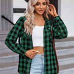 Long/Roll Up Sleeve Cotton Plaid Shirts - Zeagoo (Us Only)