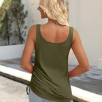 Zeagoo Womens Tank Tops 2 Pack U Neck Sleeveless Tops