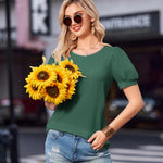 Zeagoo Women's T-Shirt Crew Neck Short Sleeve Tops (DE Only)