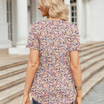Zeagoo Womens Short Sleeve Tops V-Neck Tshirts