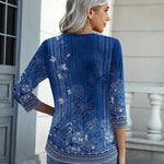 Zeagoo Womens 3/4 Length Sleeve Tunic Tops