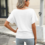 Zeagoo Women's Short Sleeve Shirts V Neck Blouse