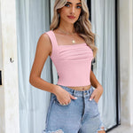 Zeagoo Women's Sleeveless Crop Tops