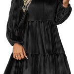 Zeagoo Women's Long Sleeve Elegant Velvet Dress (DE Only)