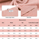 Zeagoo Womens Knit Midi Skirts Casual Pencil Skirt