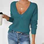 Zeagoo Women's Knitted Jumper Elegant Pullover (DE Only)