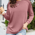 Zeagoo Womens Crewneck Sweatshirt Long Sleeve Tunic Tops