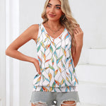 Zeagoo Womens Summer Tank Tops V Neck Sleeveless Tops
