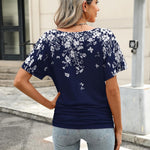 Zeagoo Women's Short Sleeve Shirts V Neck Blouse