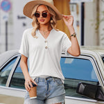 Zeagoo Women's T-Shirt Short Sleeve Basic Long Blouse (DE Only)