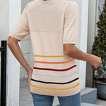 Zeagoo Womens Sweater Casual Short Sleeve Pullover Tops