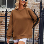 Zeagoo Womens Oversized Sweatshirts Hoodies Fleece Crew Neck Pullover