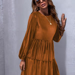Zeagoo Women's Long Sleeve Elegant Velvet Dress (DE Only)