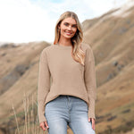Zeagoo Women's Long Sleeve Sweater Casual Ribbed Knit Pullover