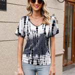 Zeagoo Women's Short Sleeve Shirts V Neck Blouse