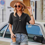 Zeagoo Women's T-Shirt Short Sleeve Basic Long Blouse (DE Only)