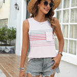 Zeagoo Women's Tank Tops High Neck Loose Fit Summer Top