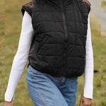 Zeagoo Womens Puffer Vest Ladies Sleeveless Zip Up Outerwear