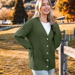 Zeagoo Women's Open Front Oversized Soft Knit Sweater Cardigan