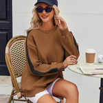 Zeagoo Womens Oversized Sweatshirts Hoodies Fleece Crew Neck Pullover