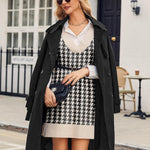 Zeagoo Women's Oversized Sweater Vest Dress V Neck Knit Pullover