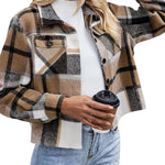 Zeagoo Women's Short Flannel Jacket (DE Only)